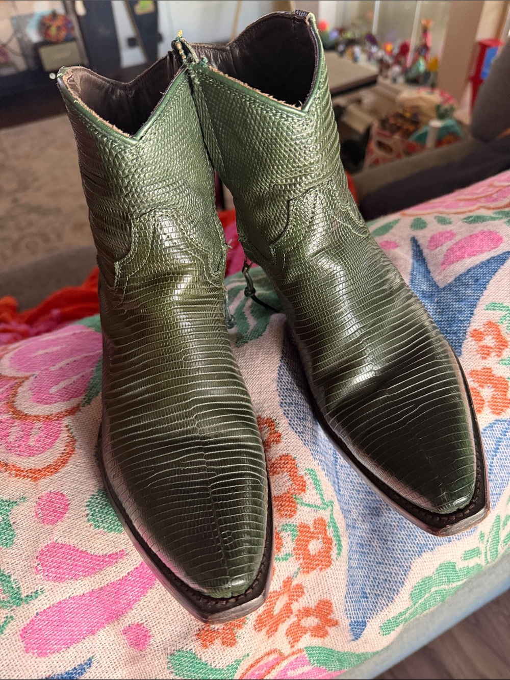 Tecovas Limited Edition Stevie boots in Emerald Lizard